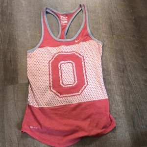 Extra small Nike dri-fit Ohio state Buckeyes tank